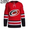 Carolina Hurricanes Trikot Custom Adidas 2023-24 Rot Ausweich Authentic - Kinder